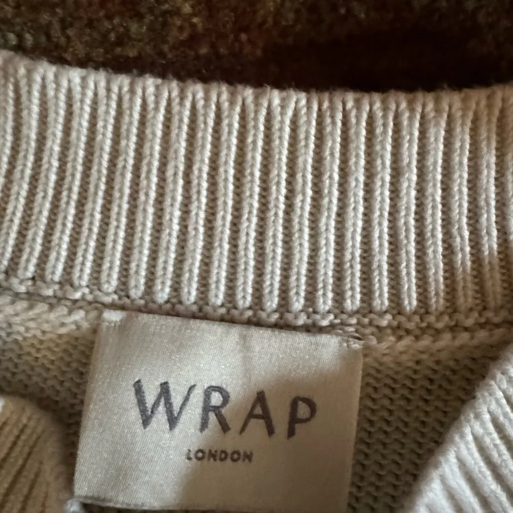 WRAP LONDON Women’s Blue and White Organic Cotton Sweater - Picture 3 of 8
